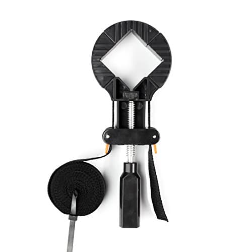 GUANLANG Adjustable Woodworking Angle Corner Photo Frame Band Clamp with Quick-Release Levers, 4M Long Belt