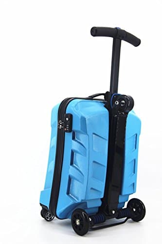 Sunshine baby 20 inch foldable scooter suitcase with multi-functional suitcase