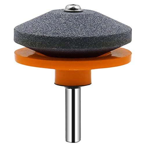 Abrasive Blade Blade, TianranRT Lawn Mower Sharpener for Hand Drill Electric Knife Sharpener, Universal Lawn Mower Knife Sharpener with Rotary Drill for Garden