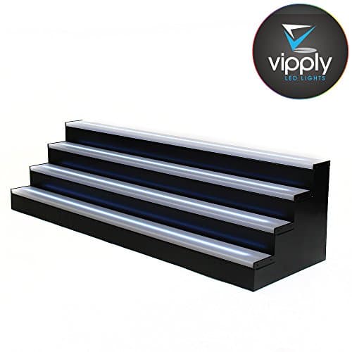 4 Step Liquor Bottle Tier | LED Shelf Tier | Bottle Display | Bar Shelves (8ft)