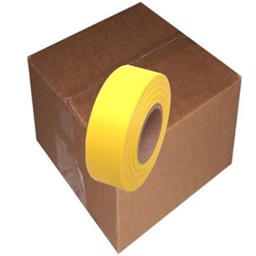 Flagging Tape 1-3/16" Non-Adhesive Plastic Ribbon