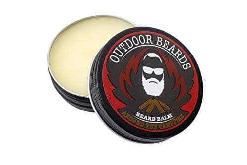 Outdoor BeardsBeard Balm | 2 oz Cleansing Balm for Beards Short or Long | Beard Conditioner for Men | Essential Moisturizer for Every Man's Beard | Leave Hair and Skin Healthy (Around the Campfire)