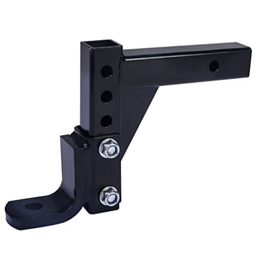 COSTWAY 10¡± Adjustable Trailer Drop Hitch Ball Mount for 2¡± Receiver Truck RV