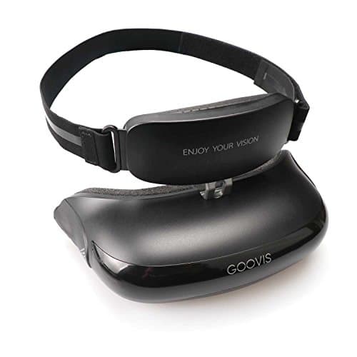 VR Headset 3D Virtual Reality Glasses 800”HD Giant Screen Ultra HD 4K Sony OLED Display Resolution 1920x1080x2 Support WiFi Bluetooth HDMI On 360 Degree View for PC PS4 XBOX UAV