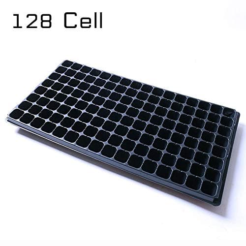 PartyYeah 128 Cell Thickened Seed Starter Tray, Extra Strength 1020 Starting Trays for Planting Seedlings, Propagation, Germination Plugs