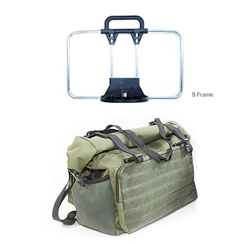 Touring Bag and Frame Set for Brompton (Khaki (Khaki Mesh) + S Frame)