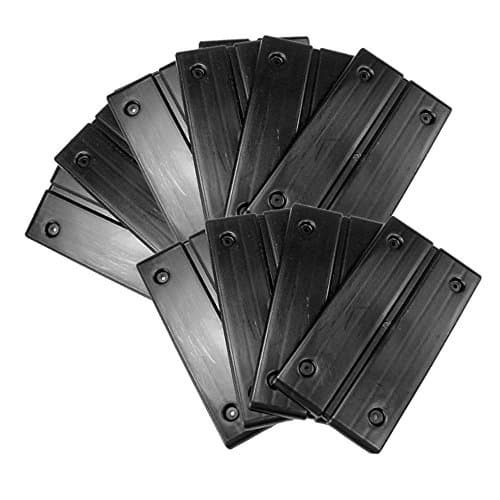 Ironwood Pacific Outdoors E-Z Slide Kit #4 - 10 Black Pads(5"W x 10"L)