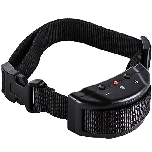 Priceless Pooch - No Bark Electronic Adjustable Dog Training Collar BC317 using Shock Control with 7 Sensitivity Levels for Small, Medium and Large Dogs Weighing Between 15-120 Pounds