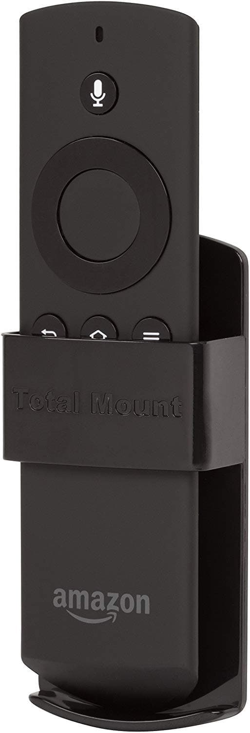 TotalMount Holder for Remote Control of Amazon Fire TV, Fire TV-Stick and Echo Remotes (Remote not included)