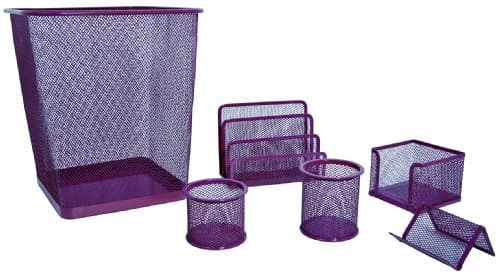 Sign Office Metallico Desk Set - Violet