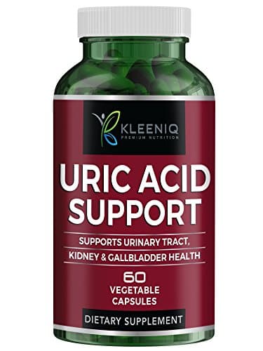 KLEENIQ ® Uric Acid Support – Supports Normal Kidney Function & Uric Acid Levels – with Citric Acid, Celery, Tart Cherry, Green Coffee Bean, Milk Thistle, Pomegranate, Turmeric and More