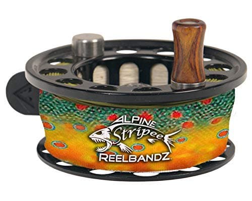 Alpine Innovations Stripee ReelBandz 3 Pack - Prevent Line Tangles, Medium fits 7/8″ Wide & 2.25″ Dia – 3.50 Dia. Large fits 1.25″ Wide & 3.0″Dia – 4.25″ Dia.