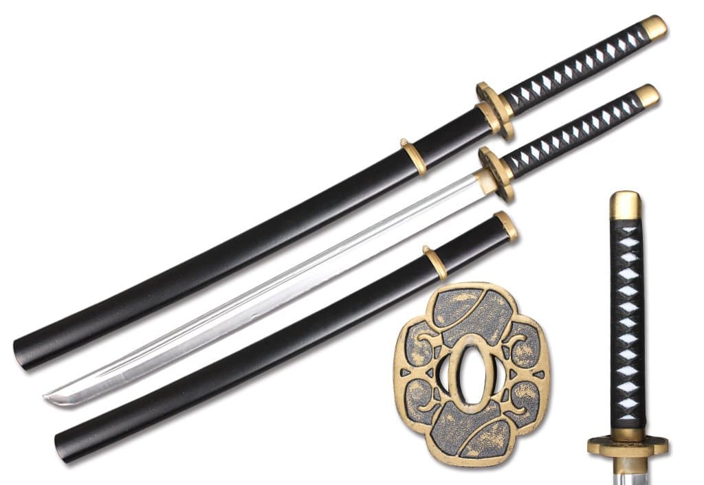 SparkFoam 39" Foam Samurai Sword (1) + Plastic Scabbard Bundle (1)