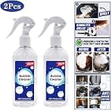 Multi-Surface Cleaner,Kitchen Grease Cleaner Multi-Purpose Foam Cleaner All-Purpose Bubble Cleaner,Removes Grease Grime Baked on Food,Non-Toxic & Grease-Free (2 Pcs: 400ml)