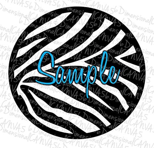 Zebra Print jeep tire cover