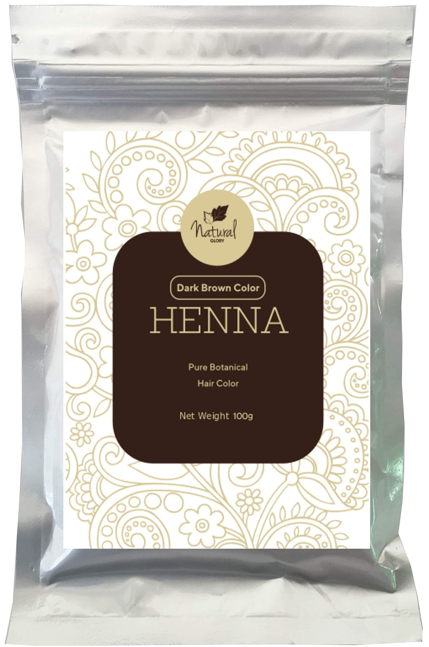 Natural Glory Dark Brown Henna (20 Gms)
