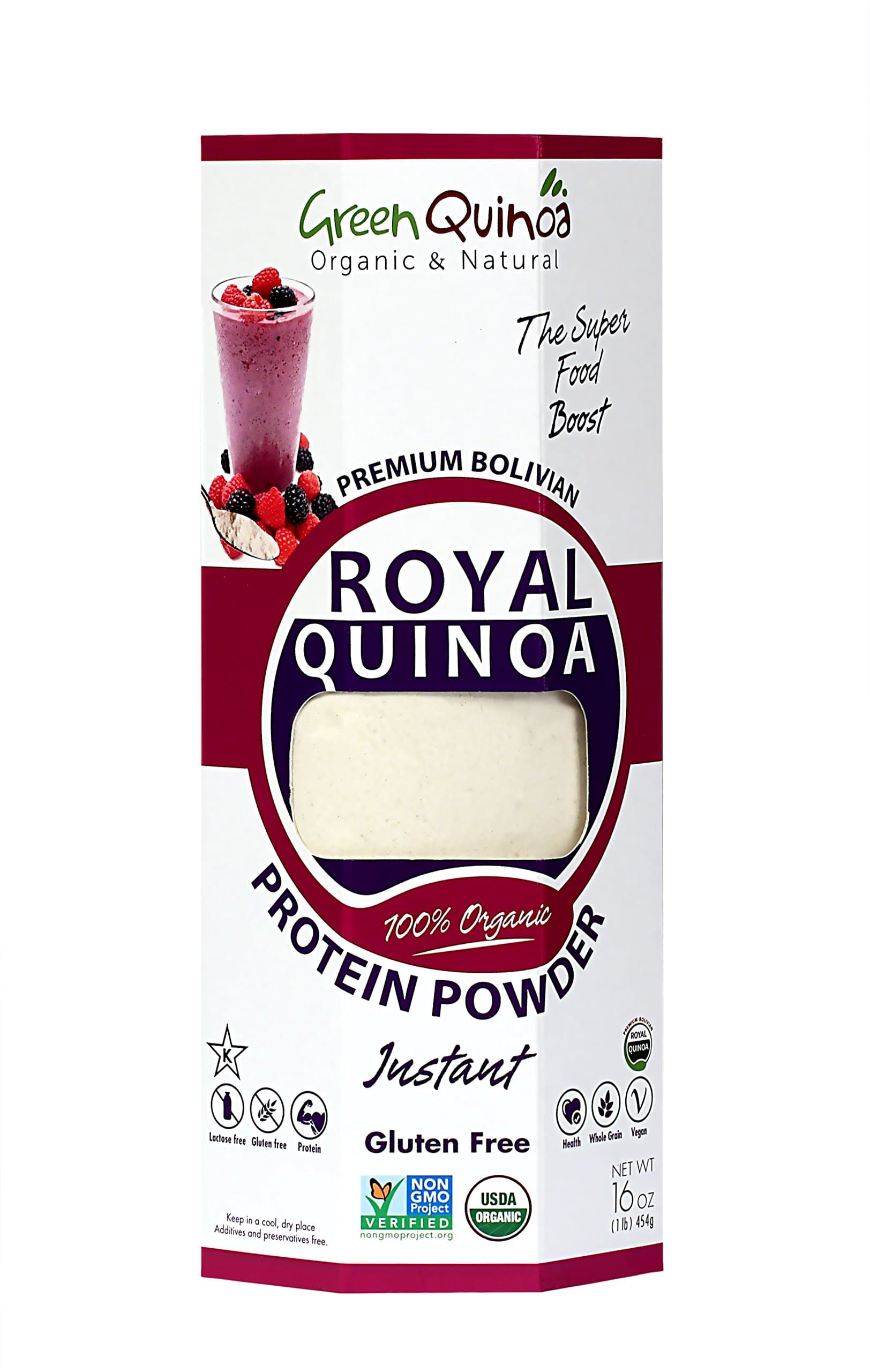 Green Quinoa Flour Precookd White Quna