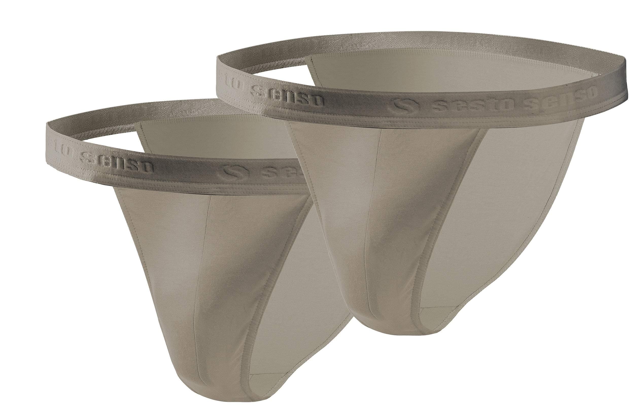 Sesto Senso Mens Briefs Cotton Multipack Sexy Underpants Comfortable Basic Underwear for Men Tanga