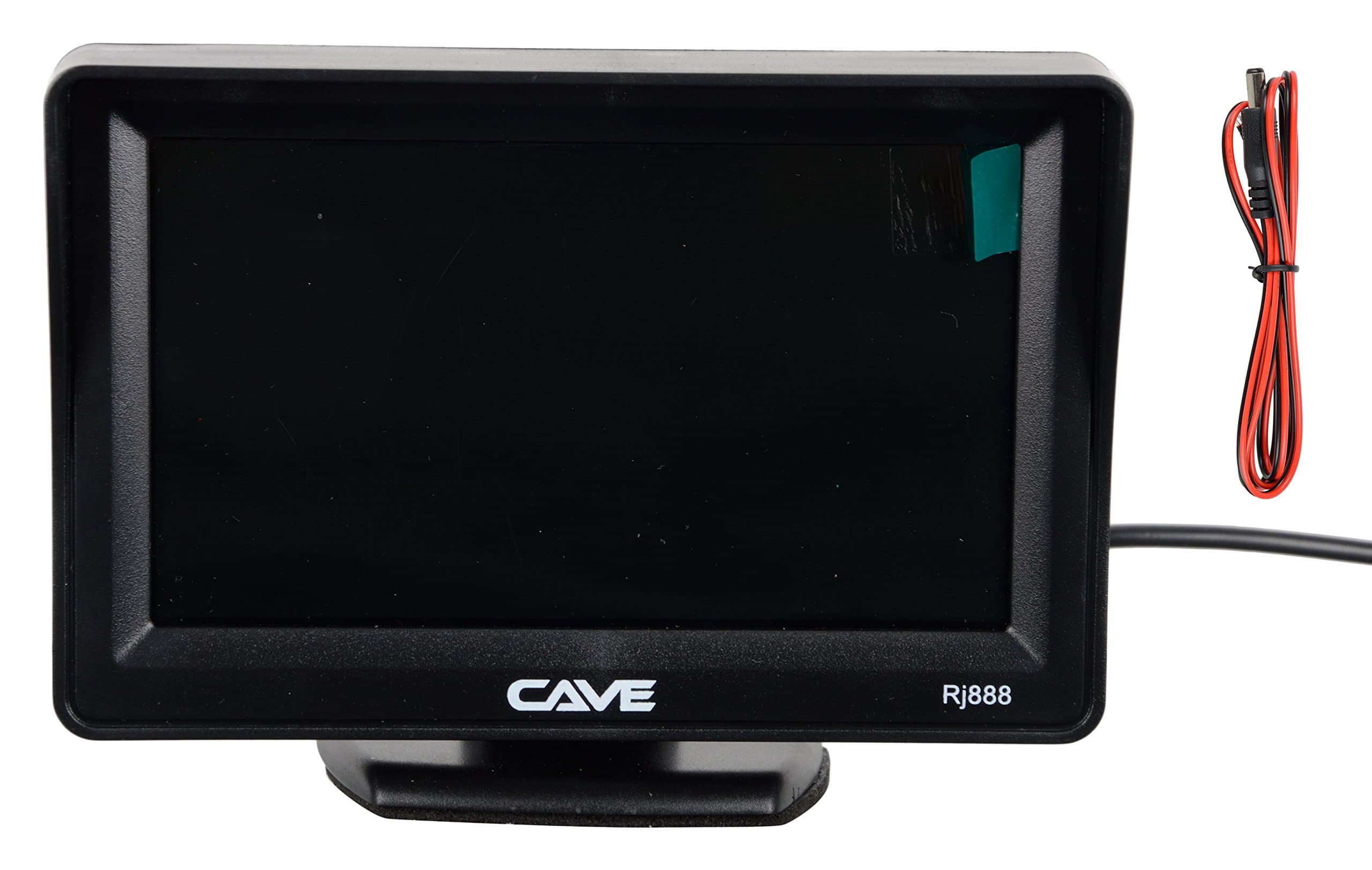 Cave Rear View Screen Dashboard 12V Black 4.3 Inch.4.3' Camera Screen TFT Monitor with Cable (Cave 110)
