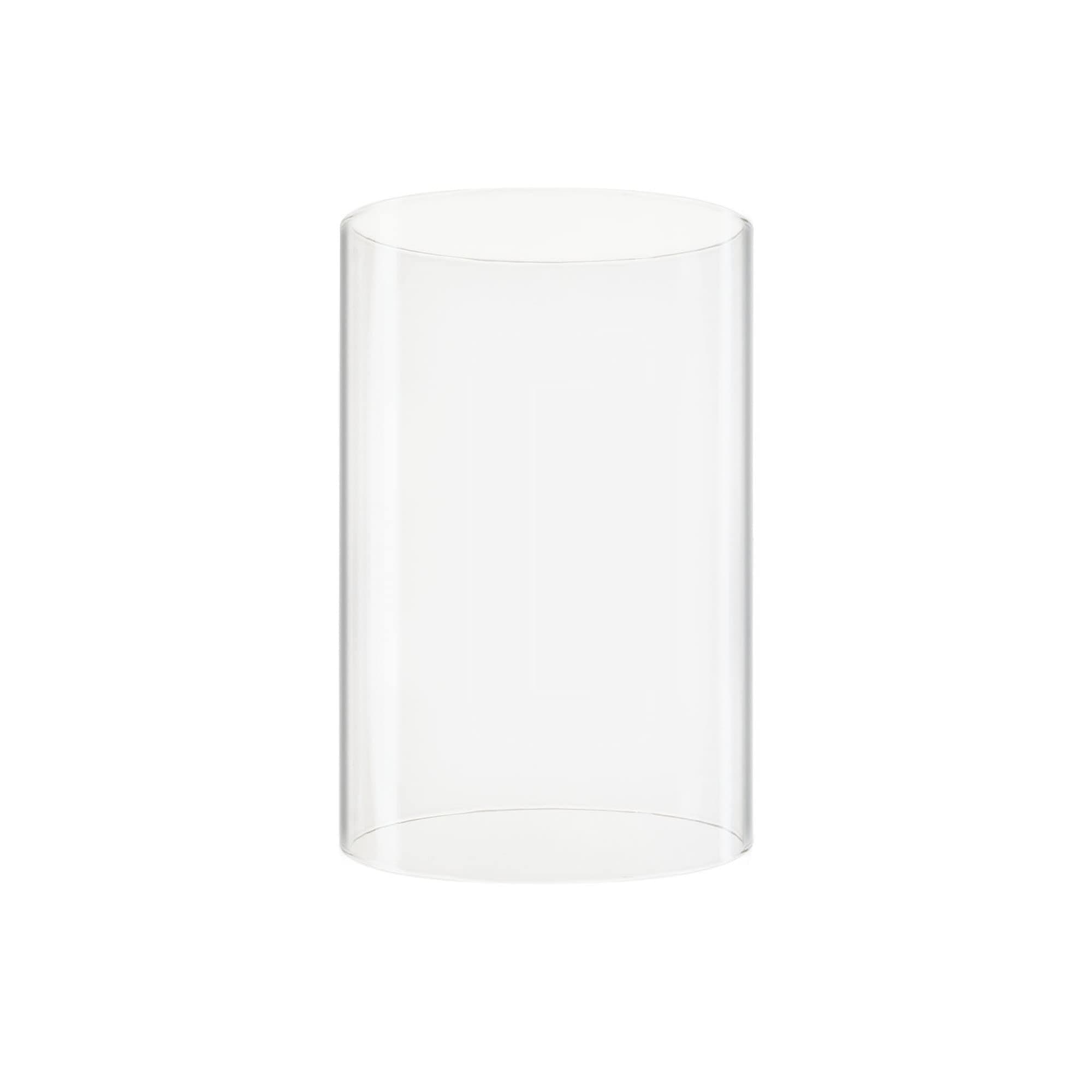 D-4" H-6" Glass Open Ended Hurricane Candleholder Bottomless Cylinder Sleeve Clear Chimney Shade Tube Cover, 1 Piece