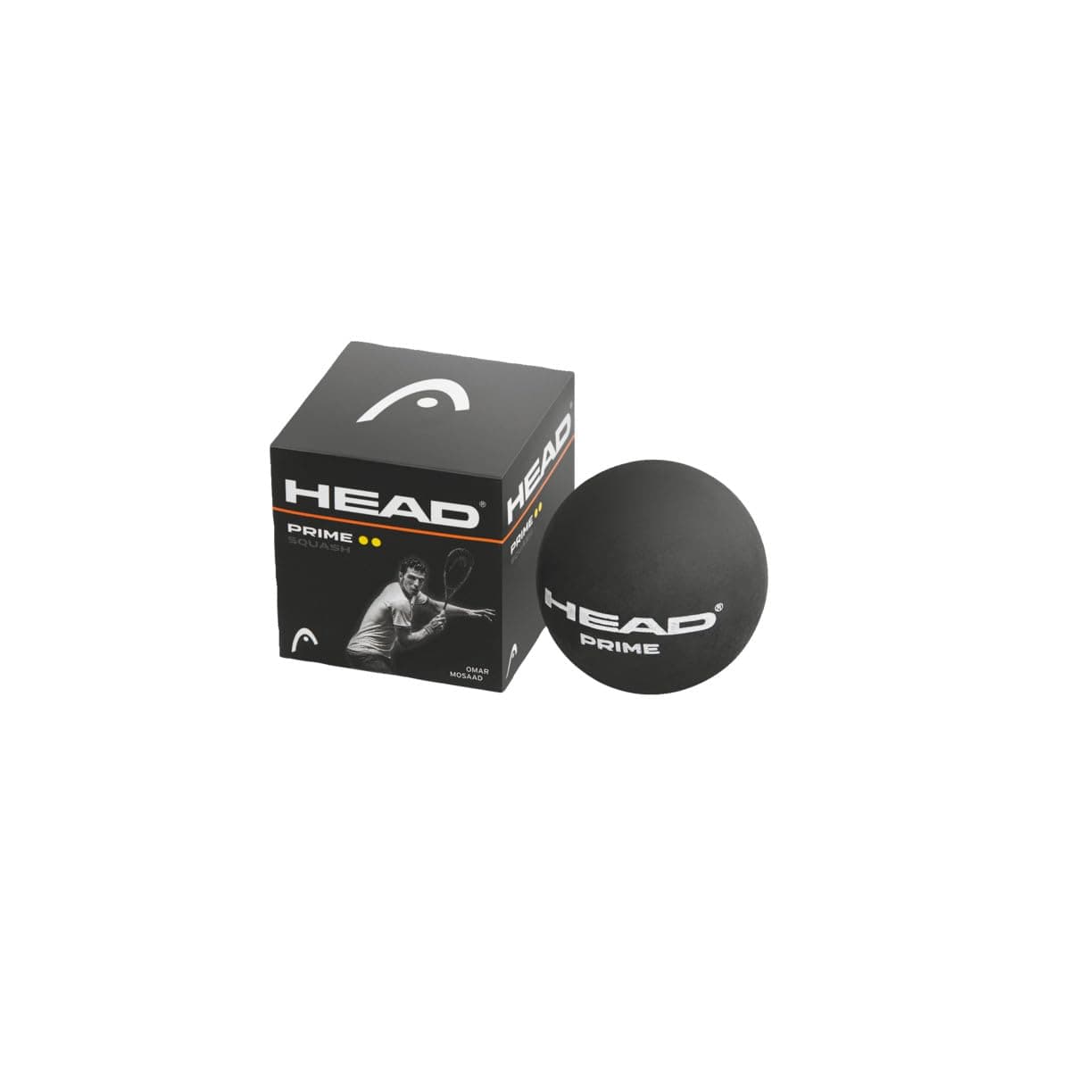Prime Double Dot Squash Ball,Black