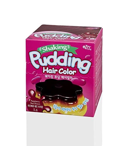 eZn Shaking Pudding Hair Color (70ml) (5.6-Raspberry Red Brown)