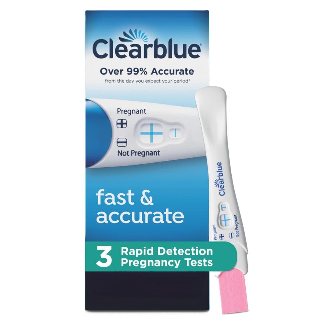 Rapid Detection Pregnancy Test, 3 Count Prueba de embarazo Rapid Detection Clearblue