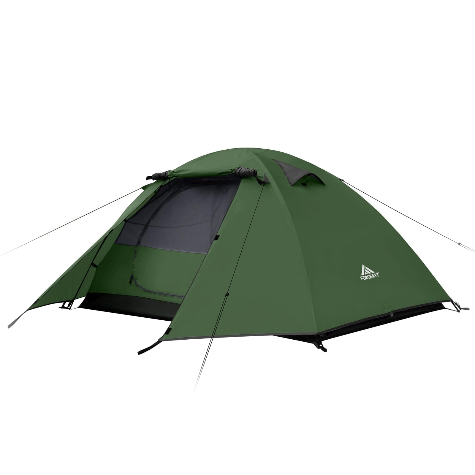 Tent, 2-4 Man Tent for Camping, Easy Setup Lightweight Two Doors PU3000mm Waterproof Dome Tent, Windproof Instant Outdoor Tent Suitable for Traveling, Beach, Camping, Hiking, Mountaineering