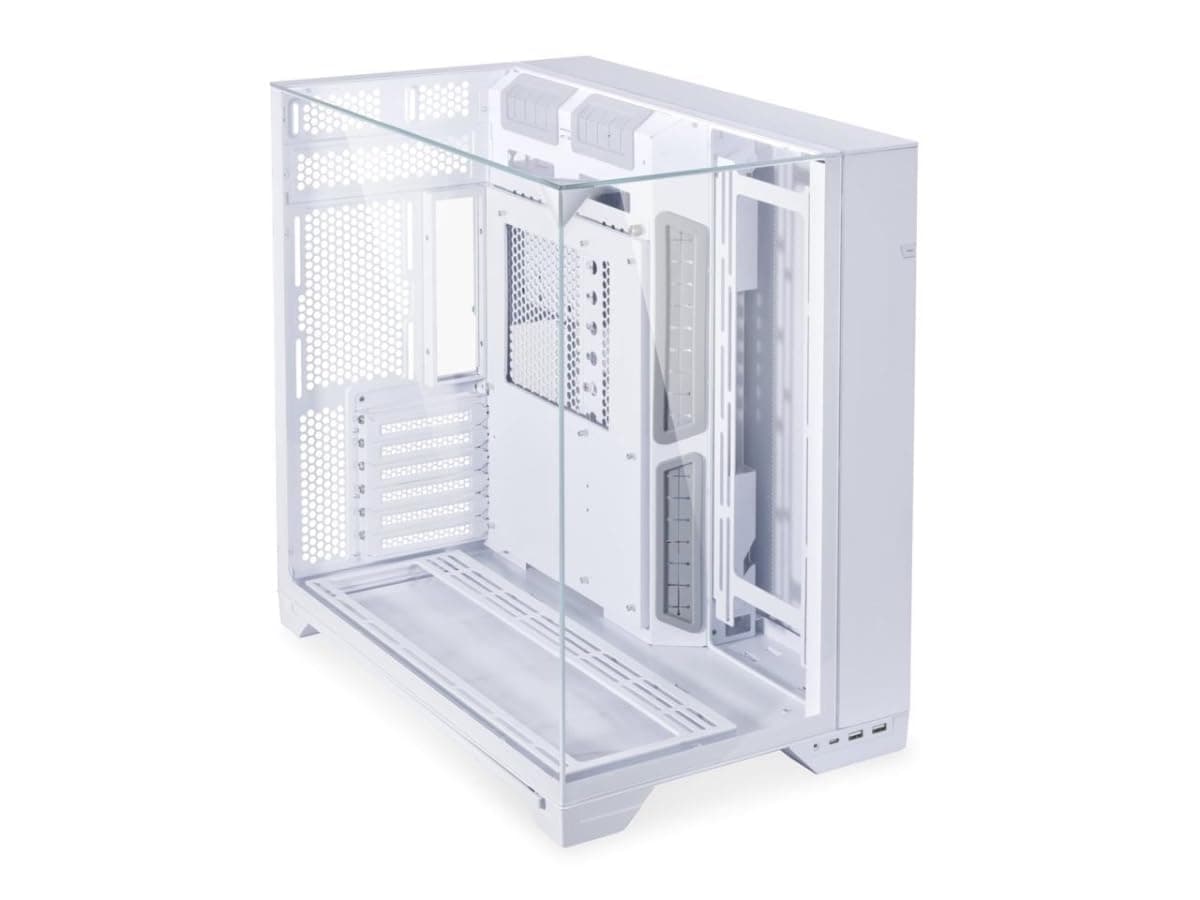 Lian Li O11 Vision Three Side TG E-ATX Case - White
