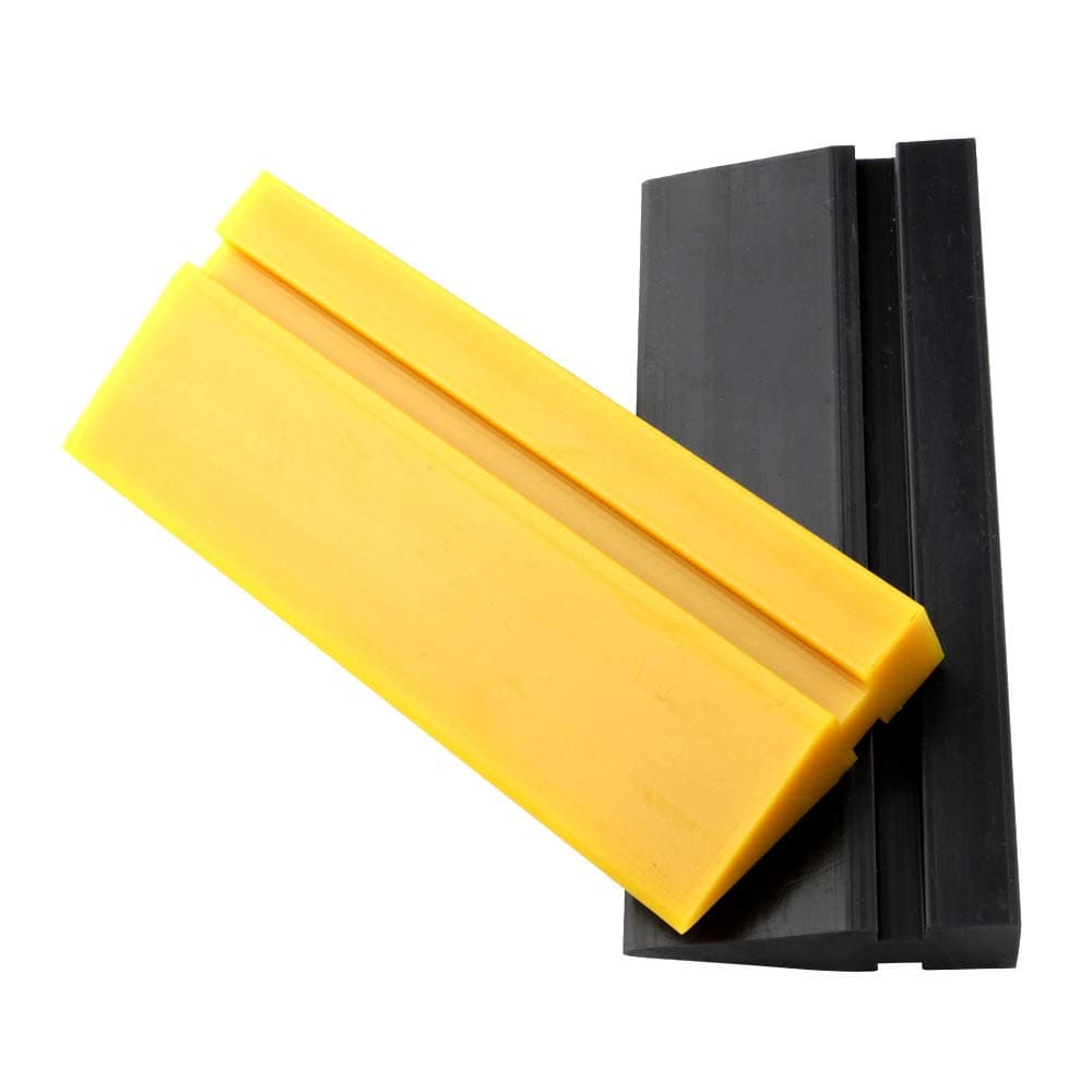 Soft Rubber Squeegee blade for Car vinyl wrapping, window tint film installation, car decal tool. Home Glass/Mirror/Window Cleaning as Water blade.