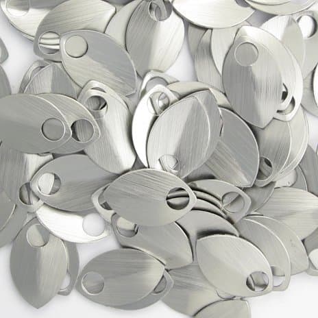 Scalemail Armor Scales - Anodized Aluminum (Medium, Clear Aluminium)
