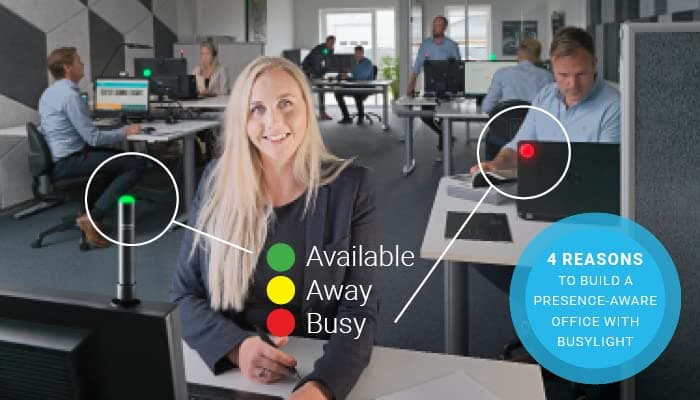 Busylight Alpha – USB Status Light for Office & Home Working – LED Indicator for Focus, Do Not Disturb & Call Status – Compatible with Microsoft Teams, Zoom, Webex, Slack & More