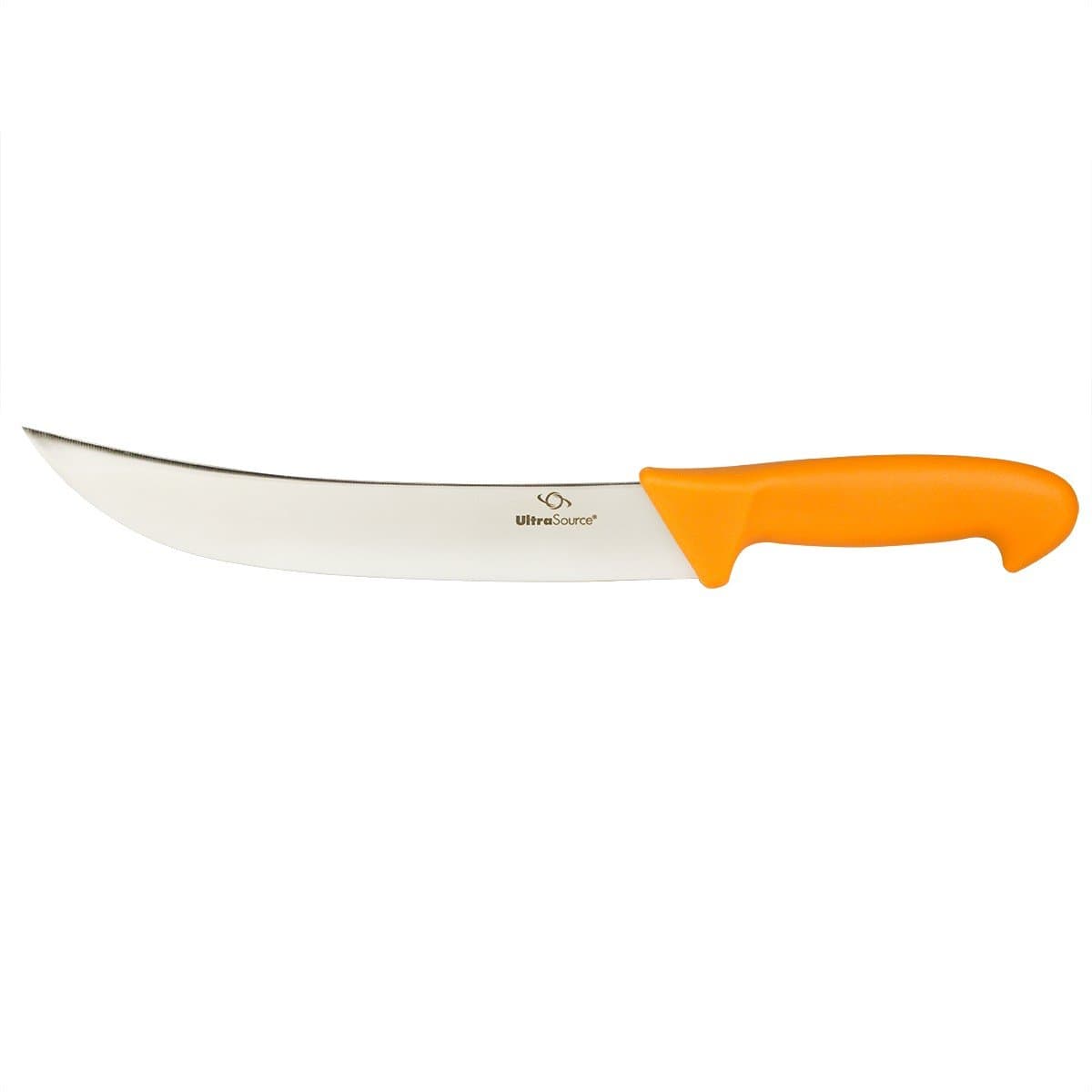 ULTRASOURCE - Butcher Knife, 10" Cimeter Blade, Polypropylene Handle