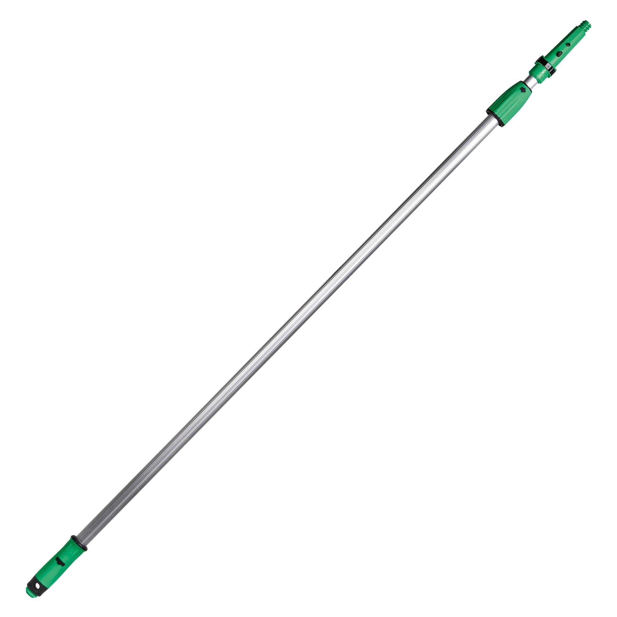 EZ120UNGER OptiLoc Telescopic Window Cleaning Pole / Multi-Use Extension Pole- UNGER Window Cleaning Equipment,Green, - 1.25m, 2 Section, Green