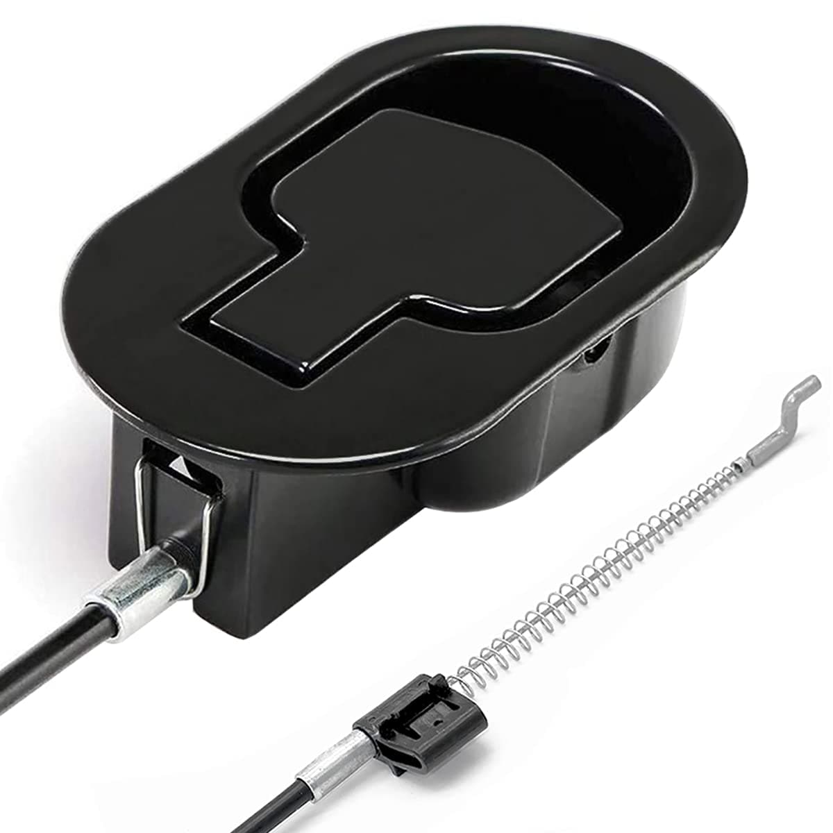 Metal Recliner Handle Replacement Parts with Cable, Universal Recliner Sofa Chair Couch Release Lever Pull Handle, Fits Ashley and Major Recliner Brands, Exposed Cable Length 4.9“