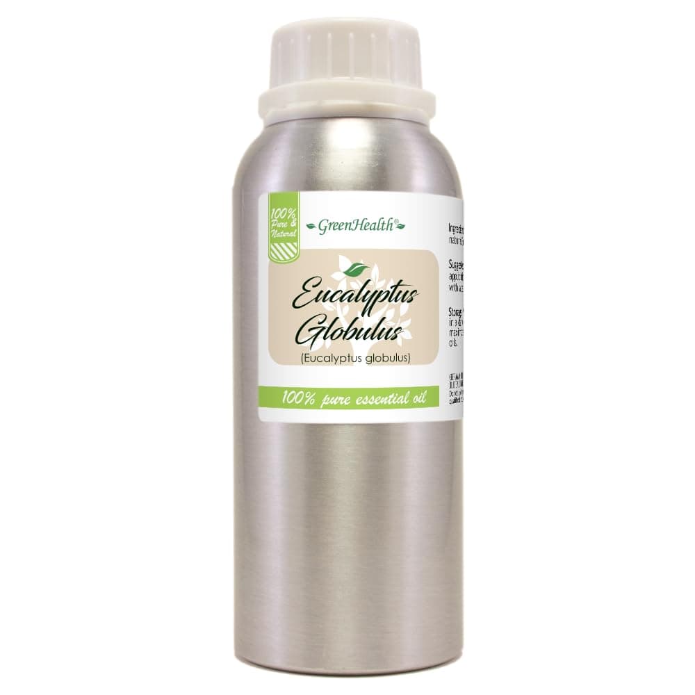 Eucalyptus Essential Oil – 8 fl oz (237 ml) – 100% Pure & Natural – Aromatherapy Oil in Aluminum Bottle with Plug Cap – for Diffuser, Cleaning, Home Fragrance, DIY Use