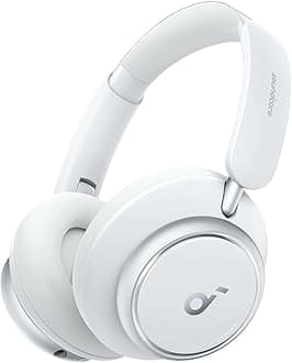 soundcore by Anker Space Q45 Adaptive Noise Cancelling Headphones, Reduce Noise By Up to 98%, Ultra Long 50H Playtime, App Control, Hi-Res Sound with Details, Bluetooth 5.3 (White)