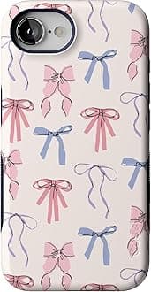 Casely iPhone 16e Case | Coquette Girlie | Pastel Bows | Compatible with MagSafe | Bold Protective Design