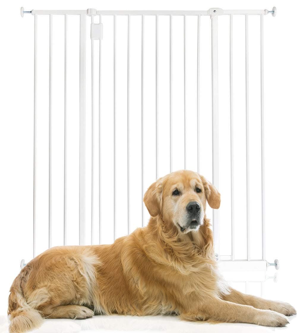 Safetots Extra Tall Hallway Gate, 97-103 cm, White