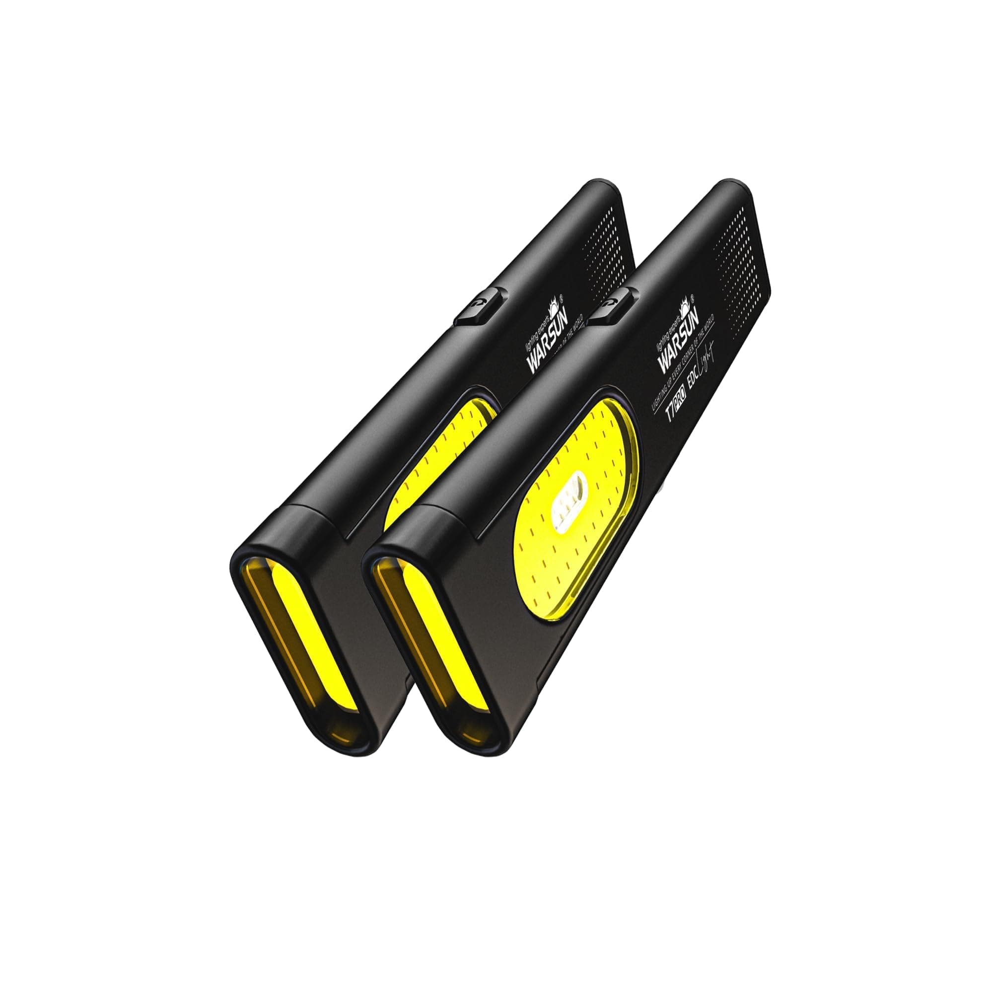 T7 Rechargeable EDC Flashlight, Slim Pocket Flashlight with Clip & Magnetic Base, Portable LED Light for Everyday Carry, Night Walking, Car Repair & Emergency