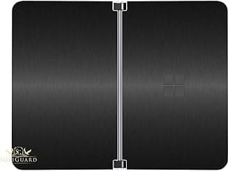 SopiGuard Sticker for Surface Duo Phone Edge-to-Edge Precision Vinyl Skin Wrap (Brushed Black)
