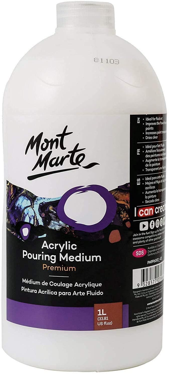 Premium Acrylic Pouring Medium 1L (33.8oz)