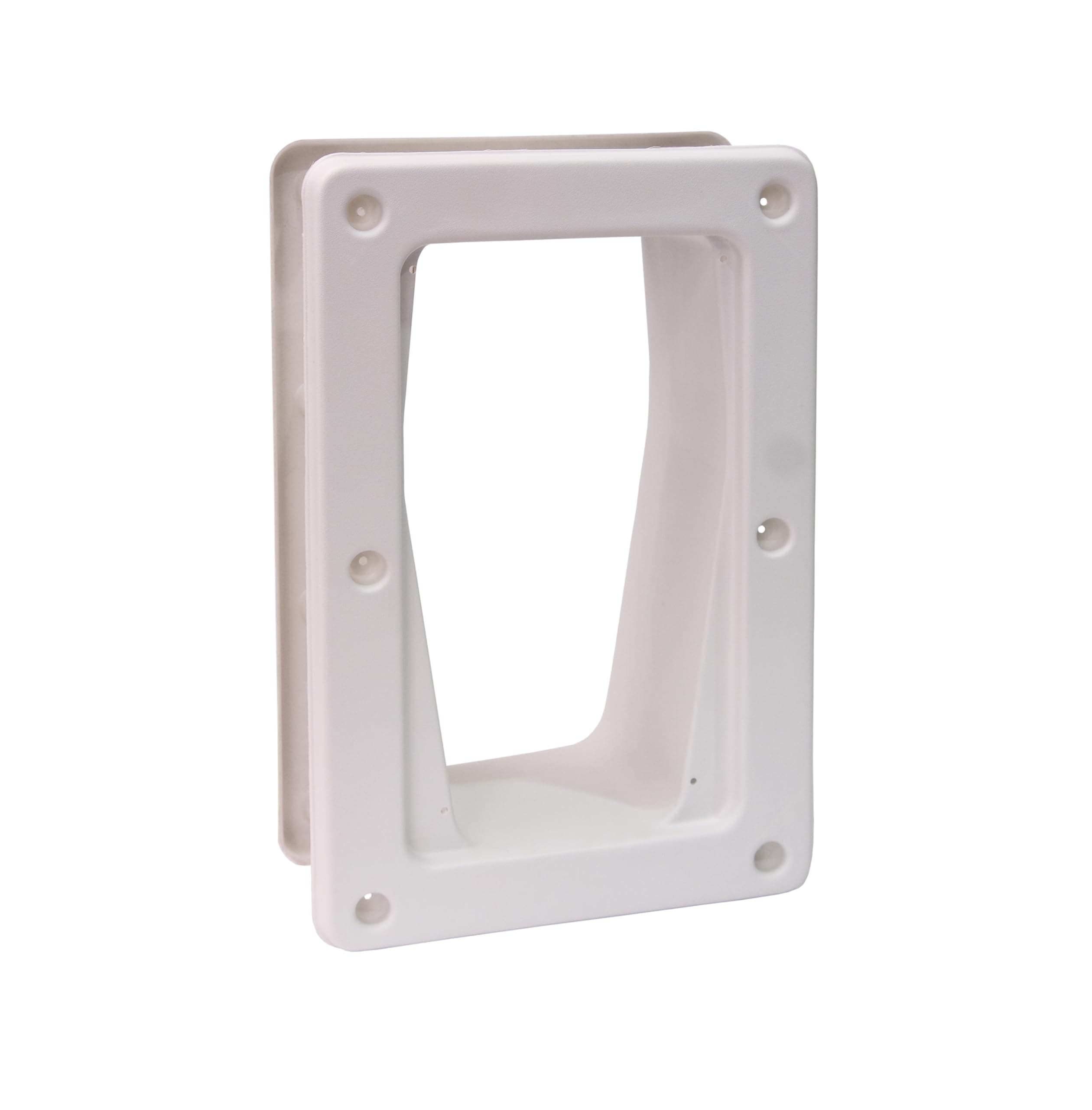 Electronic Pet Door Wall Conversion Kit - for Electronic Doggie Door Installation in Thick Walls & Doors - Durable Plastic Frame with Telescoping Design - Large