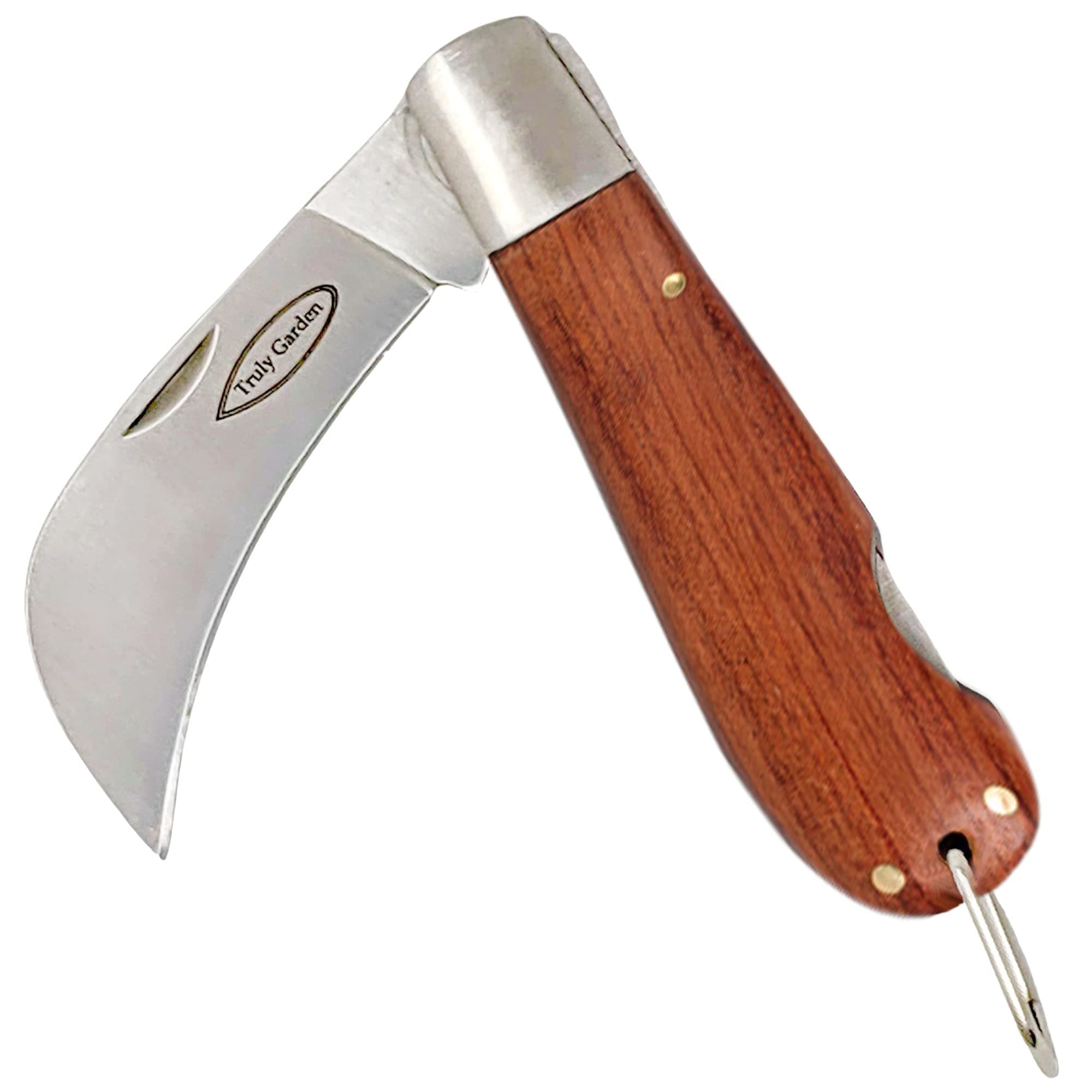 Folding Garden Knife. This Hawkbill Blade is Curved Making it Great for Hundreds of Uses. Not Just a Great Gift for a Gardener.