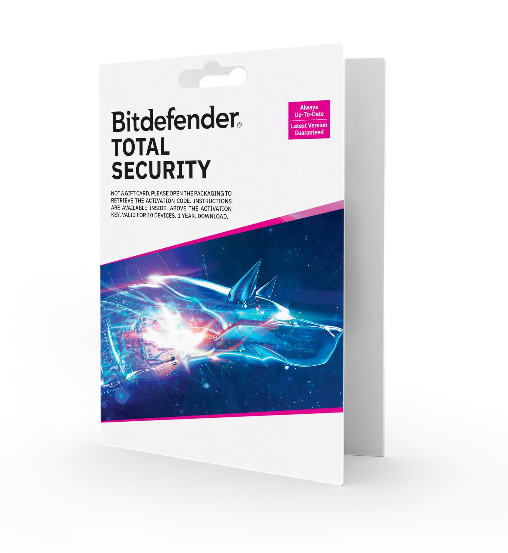 Bitdefender Total Security 2026 | 10 Device | 1 year Subscription | PC/Mac/iOS/Android | Activation Code by Post