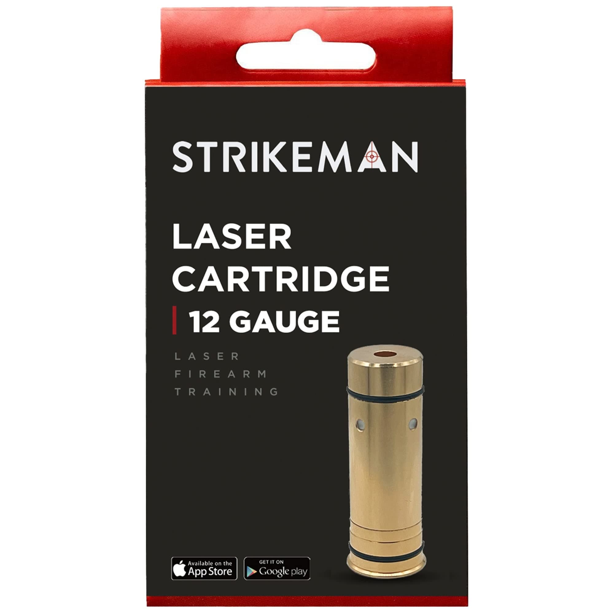 Strikeman Dry Fire Laser Training Cartridge - Great for Target Shooting Practice with Shotguns & Rifles, Made for Our Firearm Training System - Red Laser Cartridge Only, Multiple Calibers