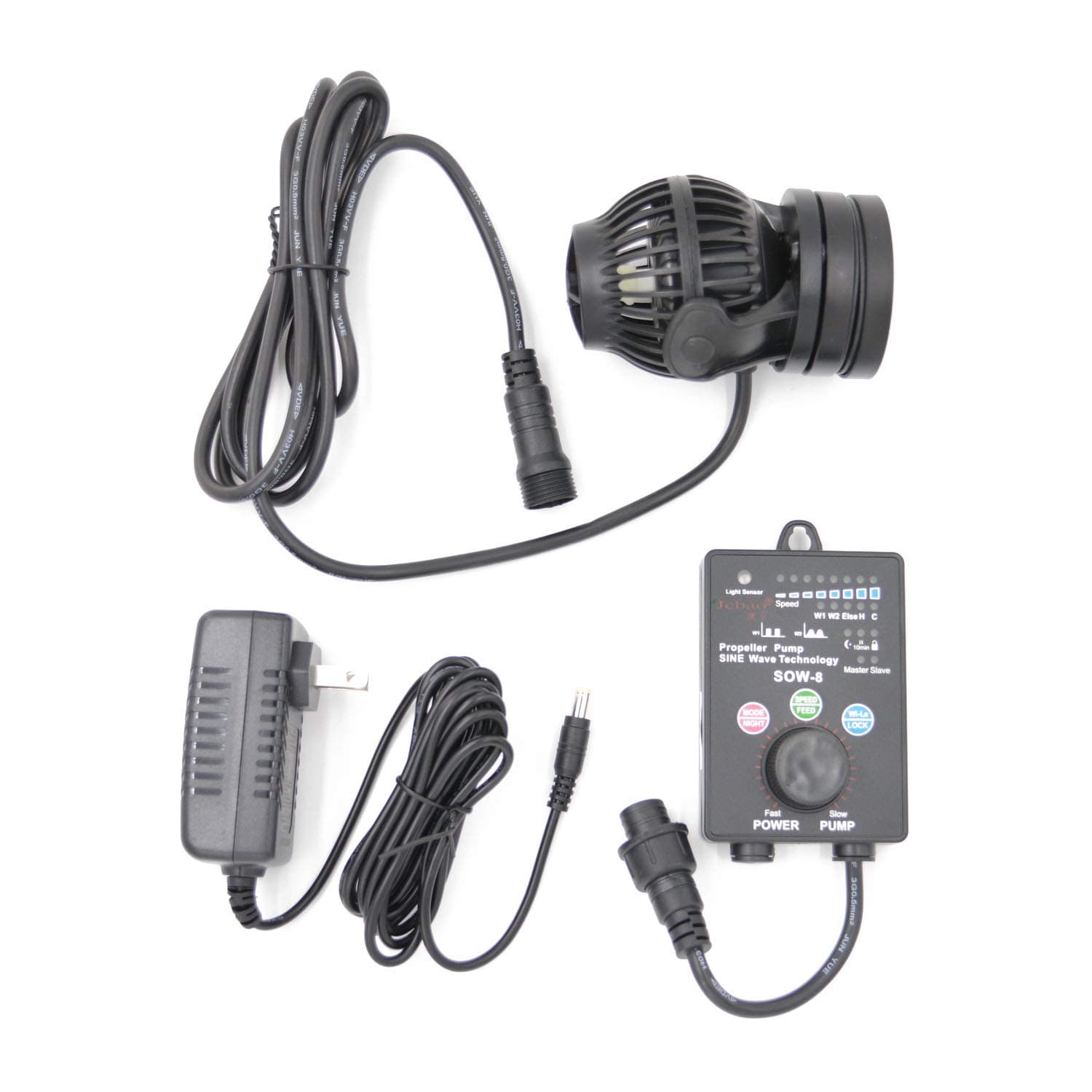 Jebao SOW Wave Maker Flow Pump with Controller for Marine Reef Aquarium (SOW-8)