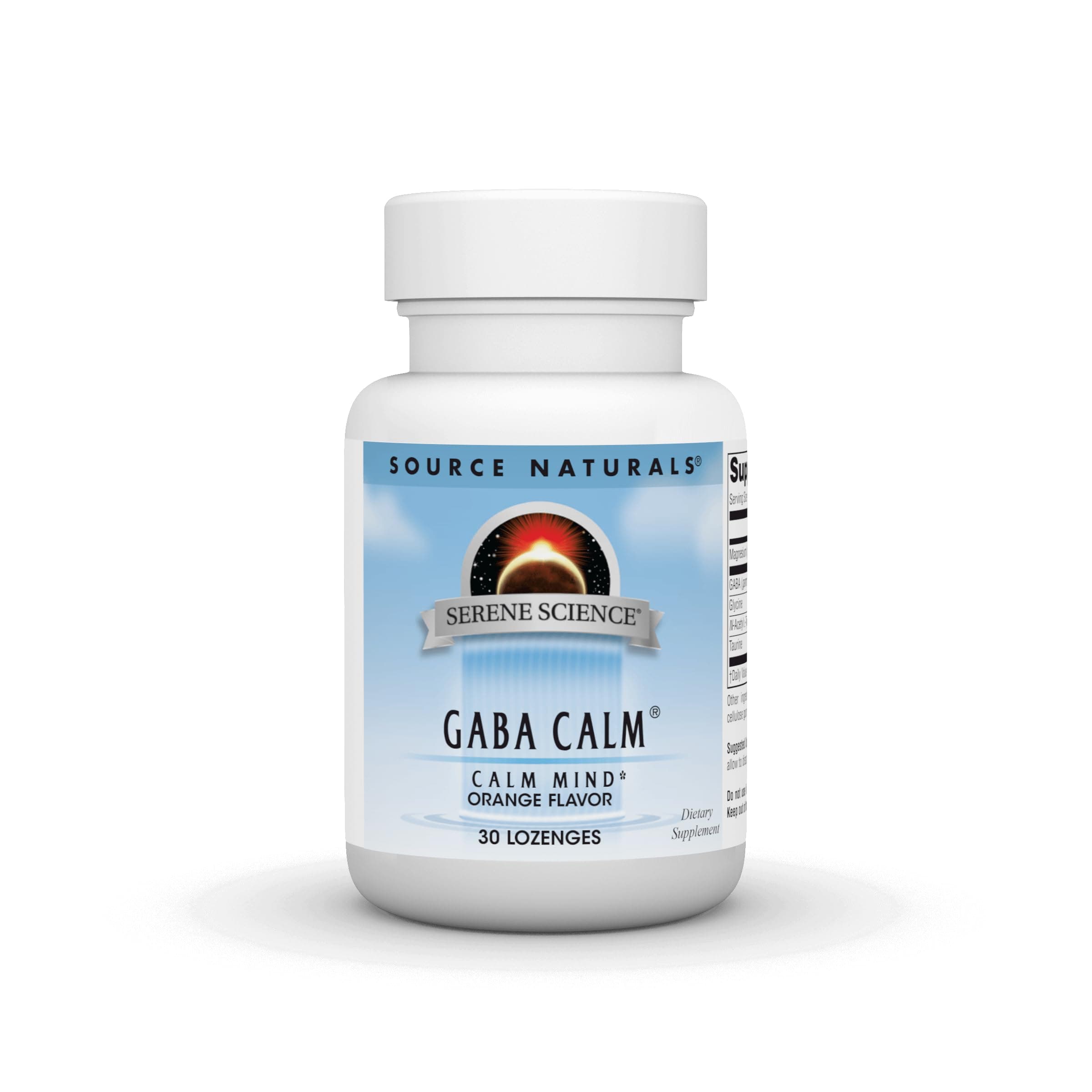 Source Naturals - Gaba Calm Sublingual Orange Flavored 30 Tablets