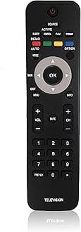 New Replacement Remote Control for Philips TV 32PFL3505D/F7 37HFL5560D/27 40PFL4707 40PFL4707/F7 42PFL3704D/F7 50PFL3707/F7