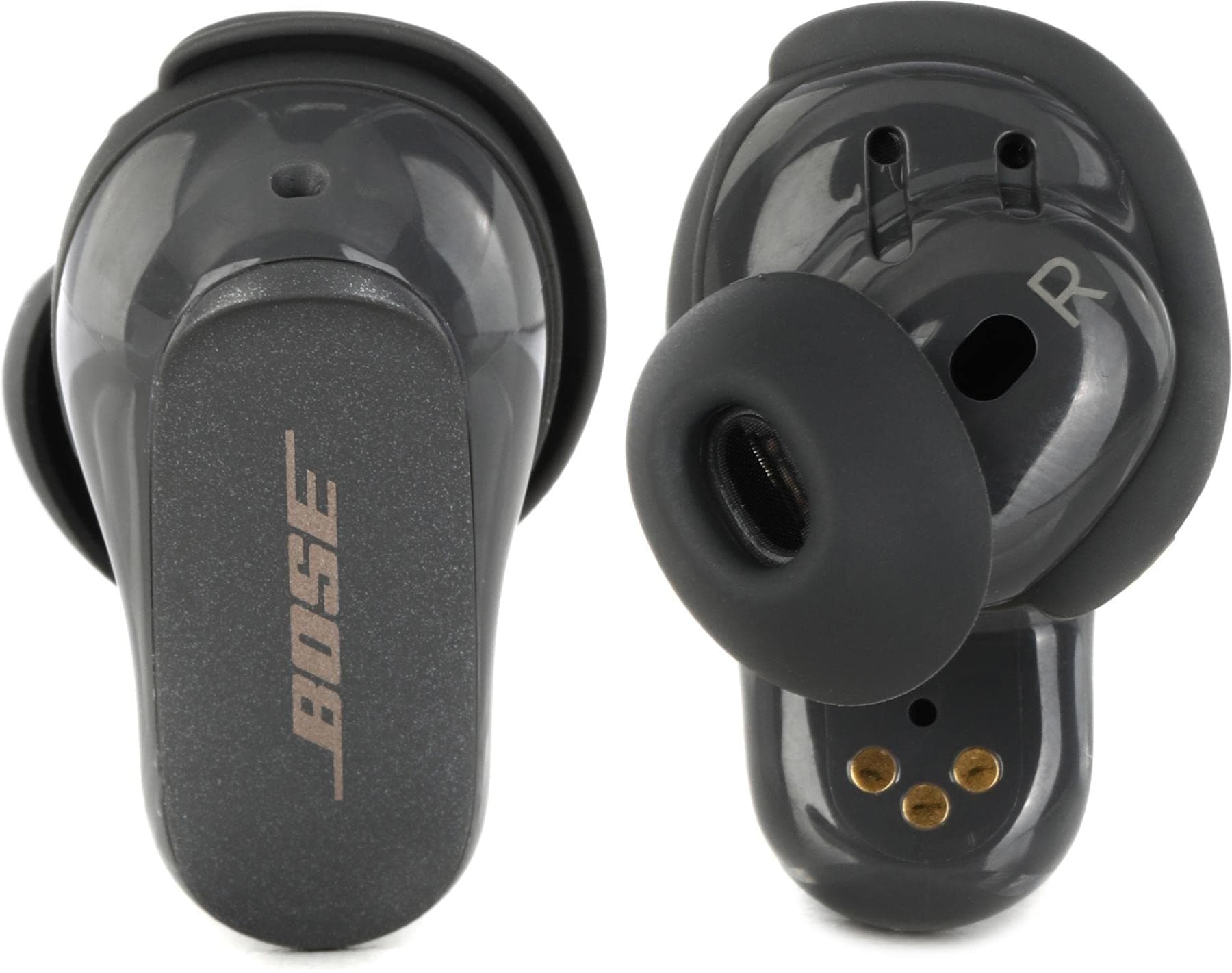 Bose QuietComfort Earbuds II, Wireless, Bluetooth, Proprietary Active Noise Cancelling Technology in-Ear Headphones with Personalized Noise Cancellation & Sound, Eclipse Grey - Limited Edition